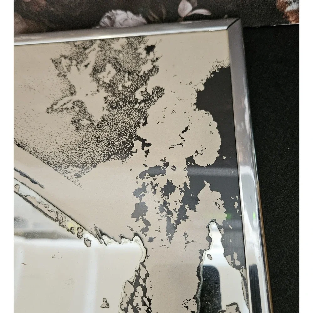 RARE Led Zeppelin Mirror Wall Art - Vintage Barry Imhoff - 12x12in - Made In USA